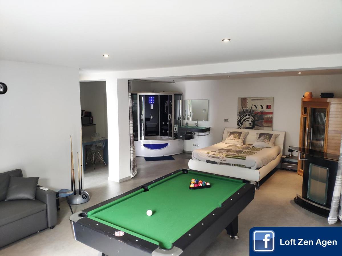 Loft Zen Spa Balneo Parking Gratuit Sauna Hammam Billard أجان المظهر الخارجي الصورة