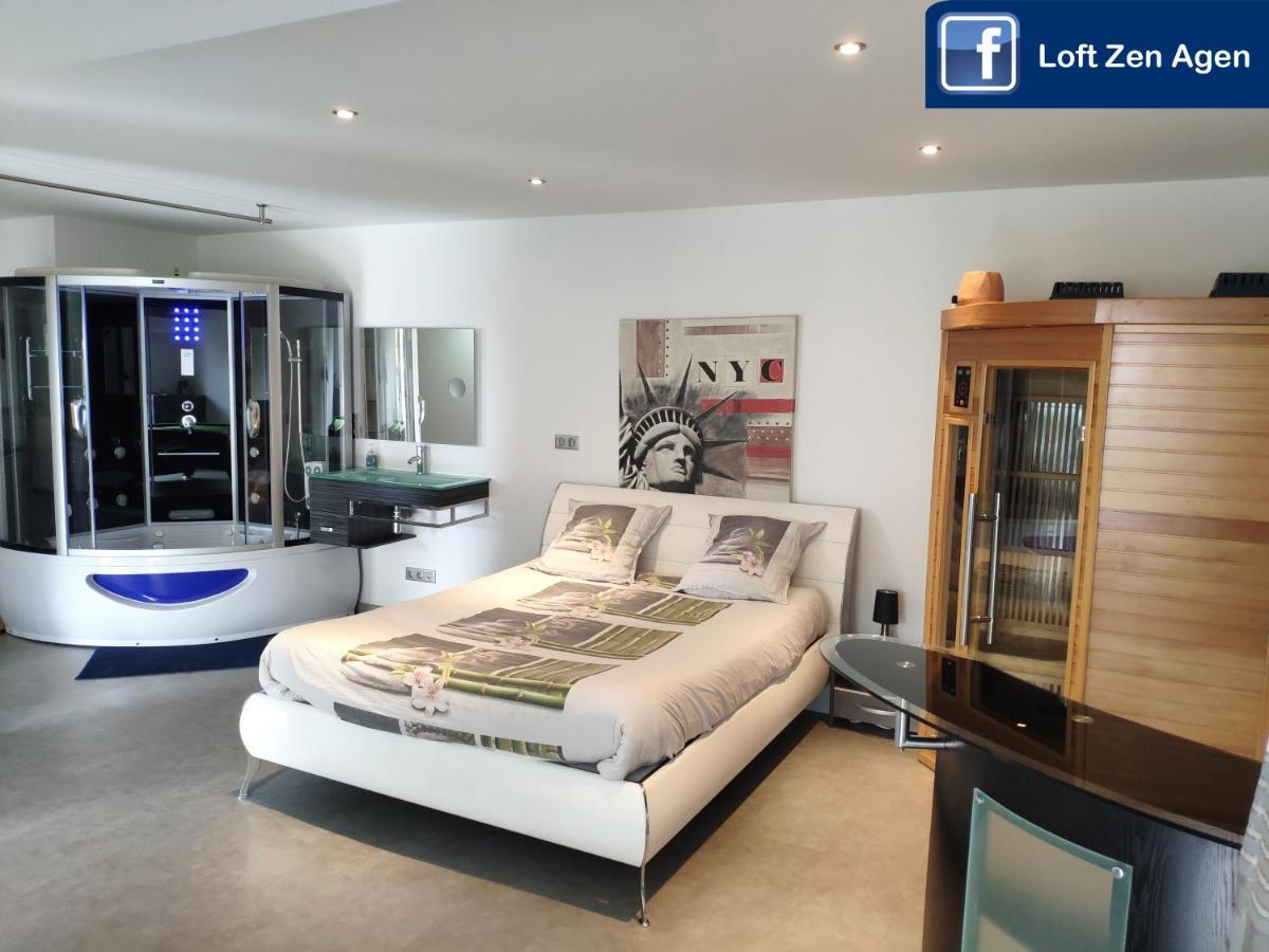 Loft Zen Spa Balneo Parking Gratuit Sauna Hammam Billard أجان المظهر الخارجي الصورة